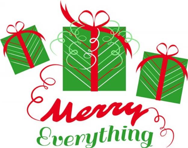 Picture of Merry Everything SVG File