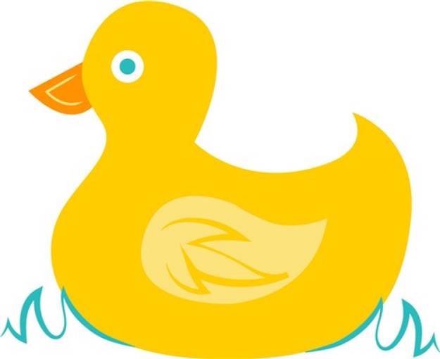 Picture of Rubber Ducky SVG File