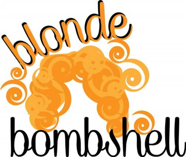 Picture of Blonde Bombshell SVG File