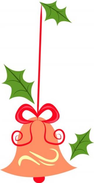 Picture of Christmas Bell Ornament SVG File