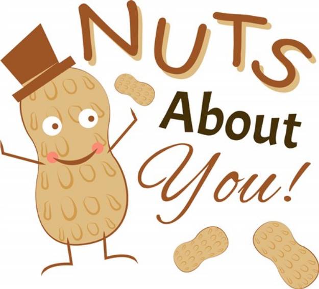 Picture of Peanut Nuts About You SVG File