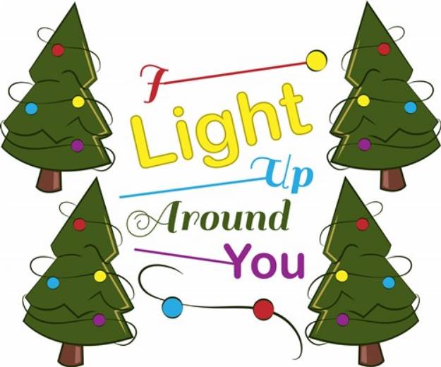 Picture of Tree I Light Up Around You SVG File