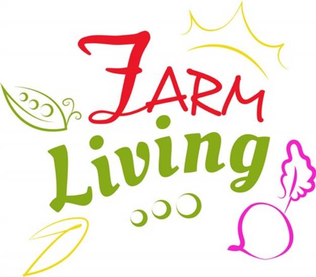 Picture of Farm Living SVG File