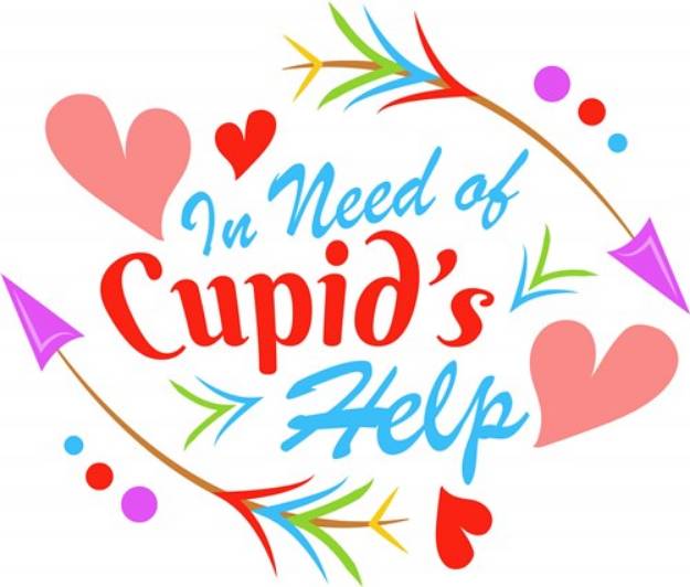 Picture of Cupids Help SVG File