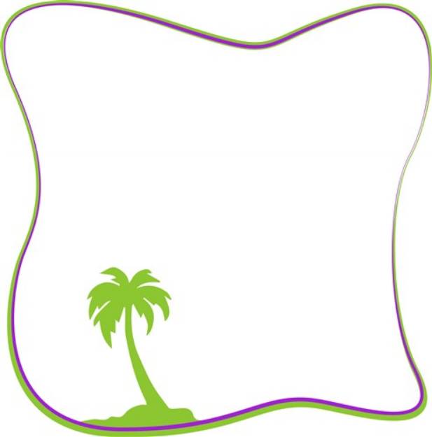 Picture of Palm Border v SVG File