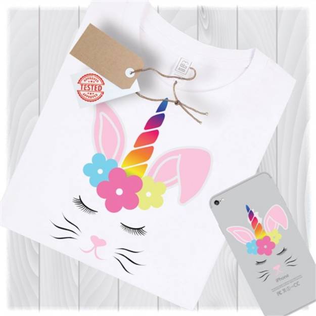 Picture of Easter Bunny Unicorn SVG File