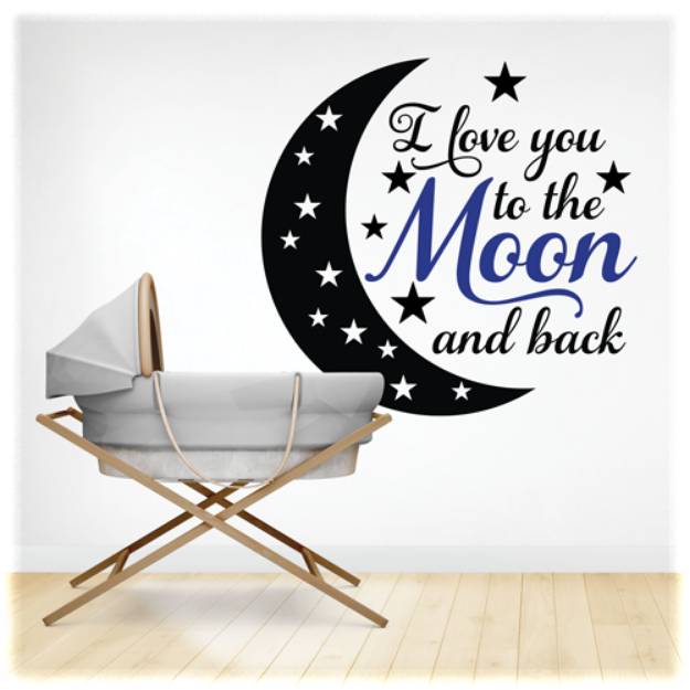 Picture of To The Moon SVG File