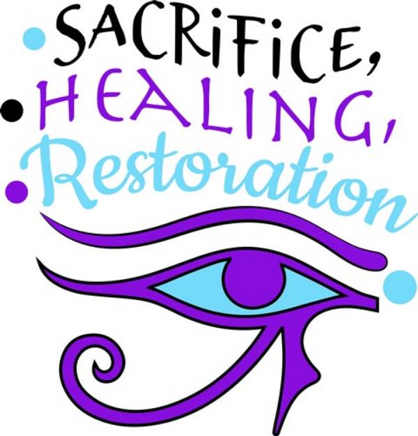 Picture of Sacrifice Healing Restoration SVG File