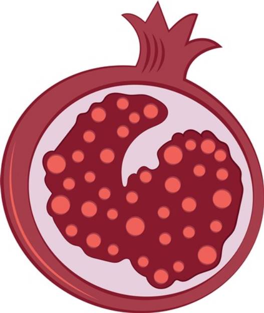 Picture of Pomegranate SVG File