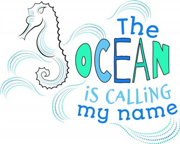 Picture of Ocean Is Calling SVG File