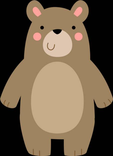 Picture of Boxy Bear   SVG File