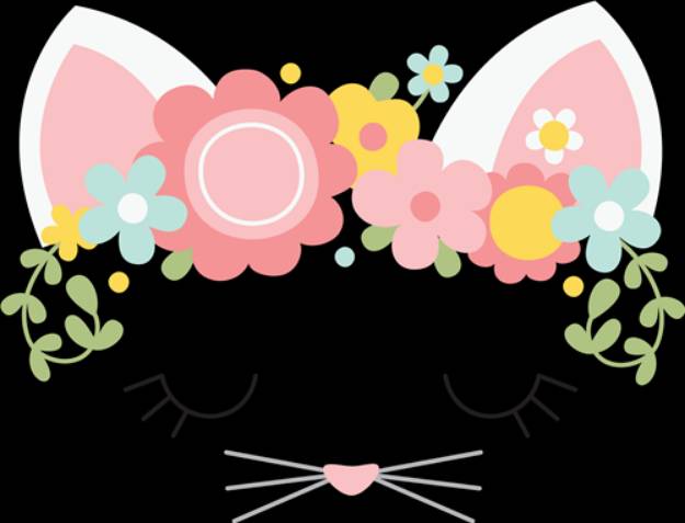 Picture of Cat Face  SVG File