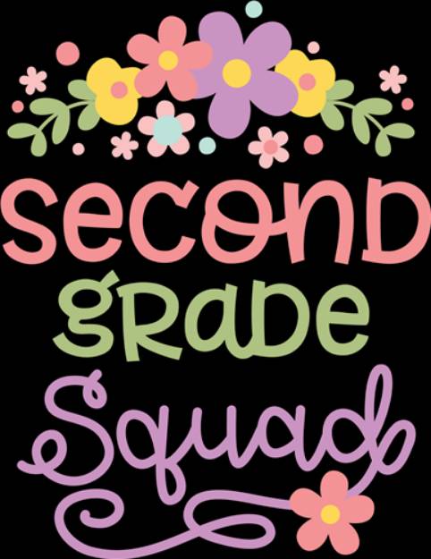 Picture of Second Grade Squad SVG File