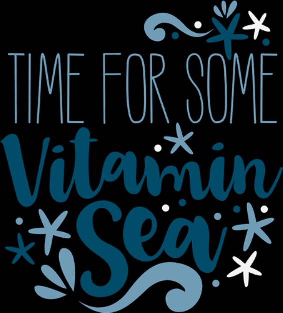 Picture of Time For Vitamin Sea SVG File