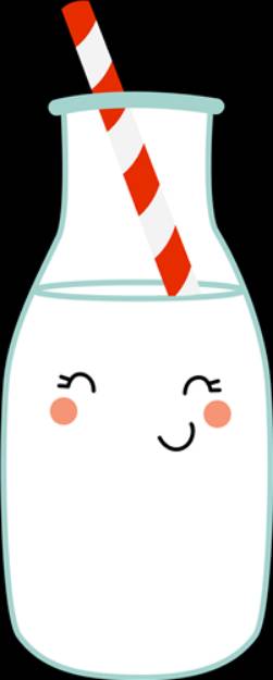 Picture of Kawaii Milk SVG File