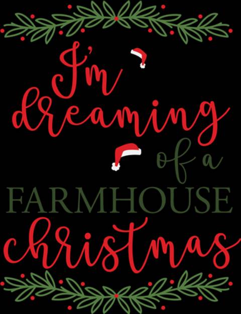 Picture of A Farmhouse Christmas SVG File