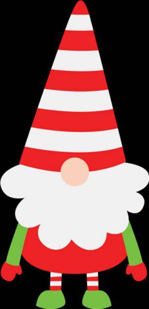 Picture of Boy Christmas Gnome SVG File