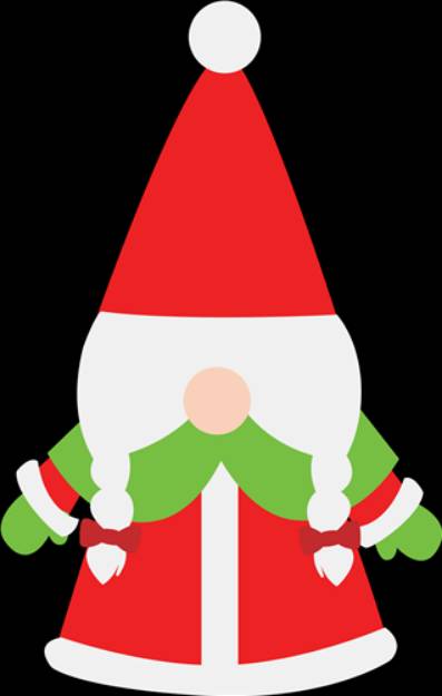 Picture of Mrs Claus Gnome SVG File