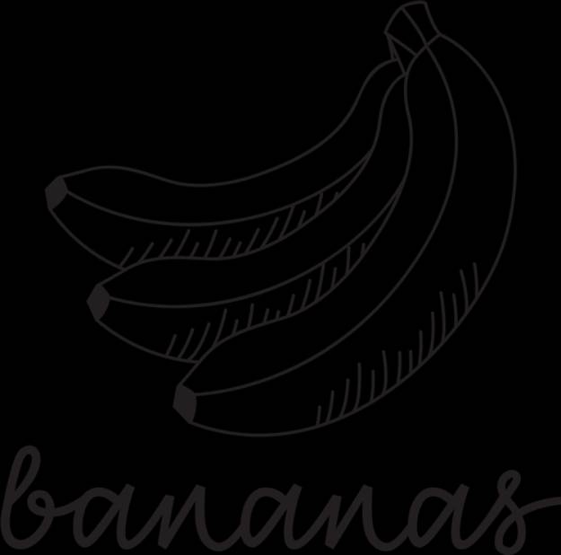 Picture of Farmhouse Bananas SVG File