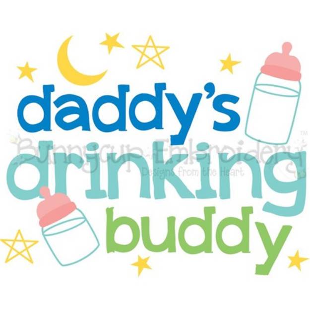 Picture of Daddys Drinking Buddy SVG File