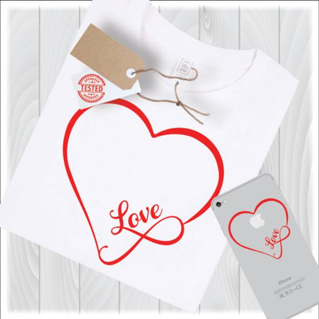 Picture of Infinity Love SVG File