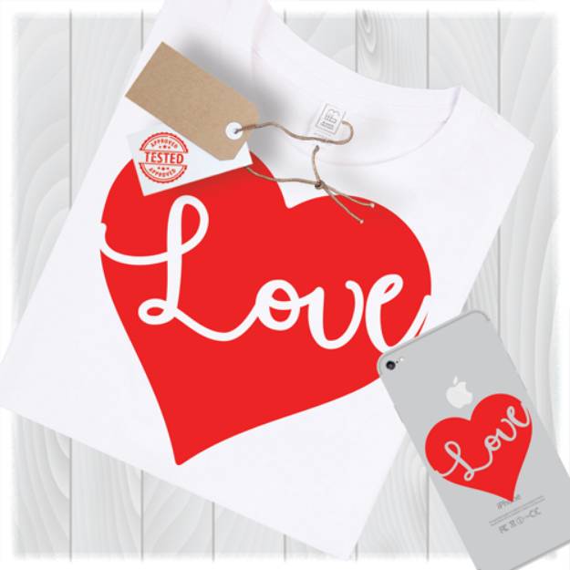 Picture of Valentine Love SVG File