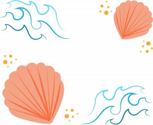 Picture of Sea Shells SVG File