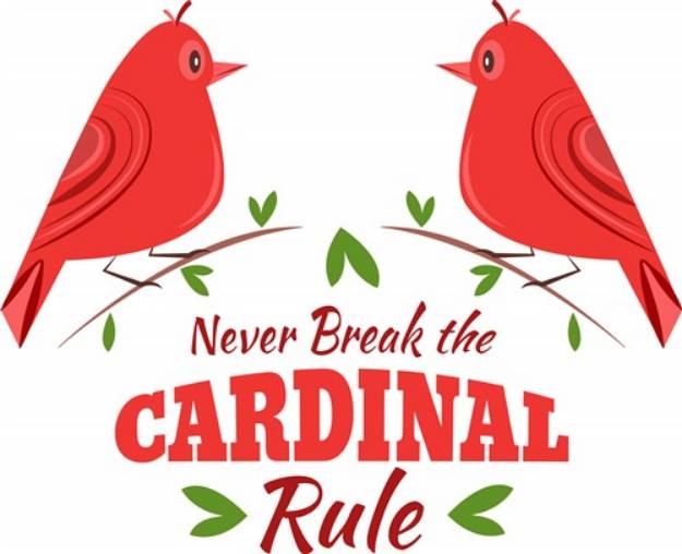 Picture of Cardinal Rule SVG File