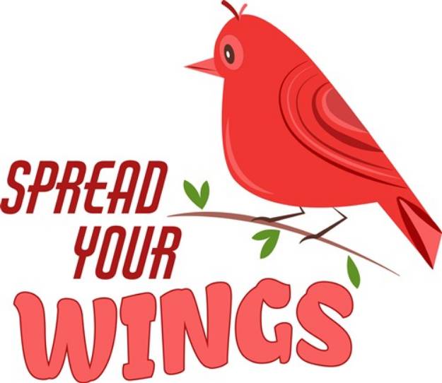 Picture of Spread Your Wings SVG File