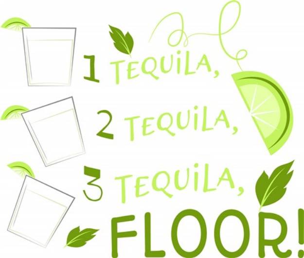 Picture of 1 Tequila SVG File