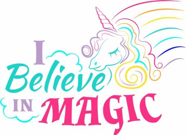 Picture of Believe In Magic SVG File