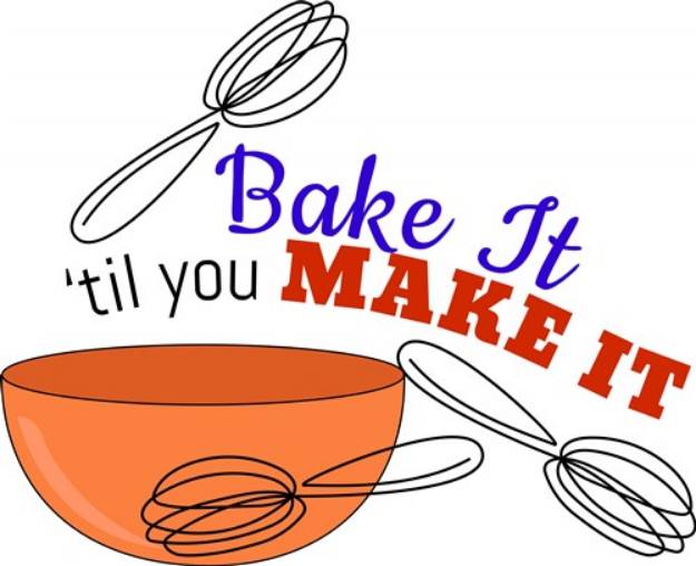 Picture of Bake It SVG File