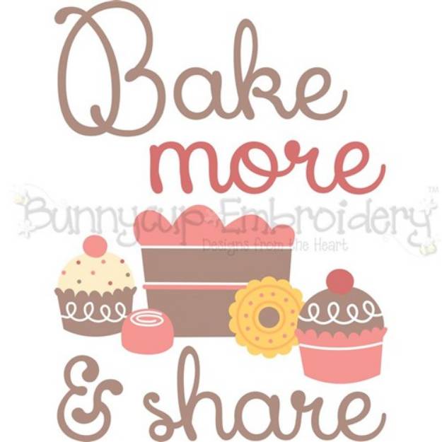 Picture of Bake More And Share SVG File