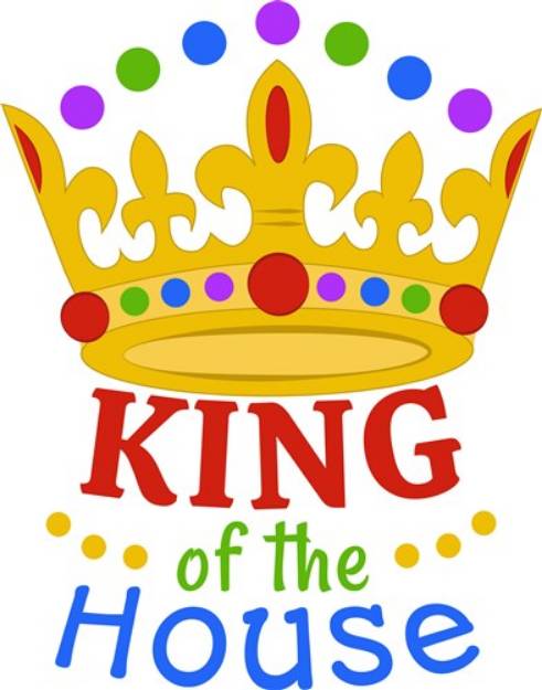 Picture of King Of House SVG File