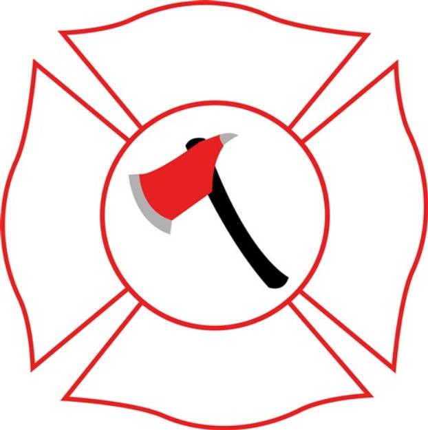 Picture of Firefighter SVG File