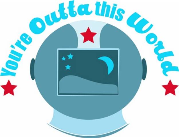 Picture of Outta This World SVG File