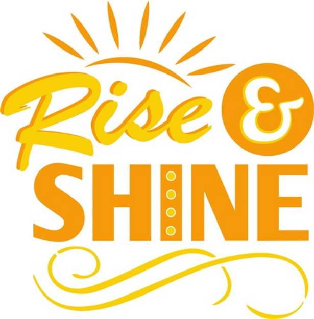 Picture of Rise & Shine SVG File