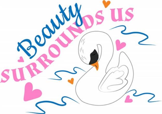 Picture of Beauty Surrounds Us SVG File