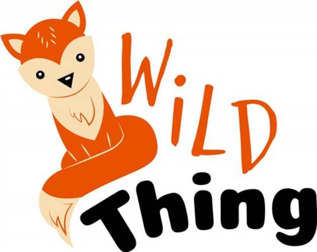 Picture of Wild Thing SVG File