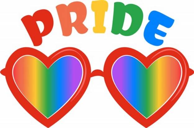 Picture of Pride Glasses SVG File