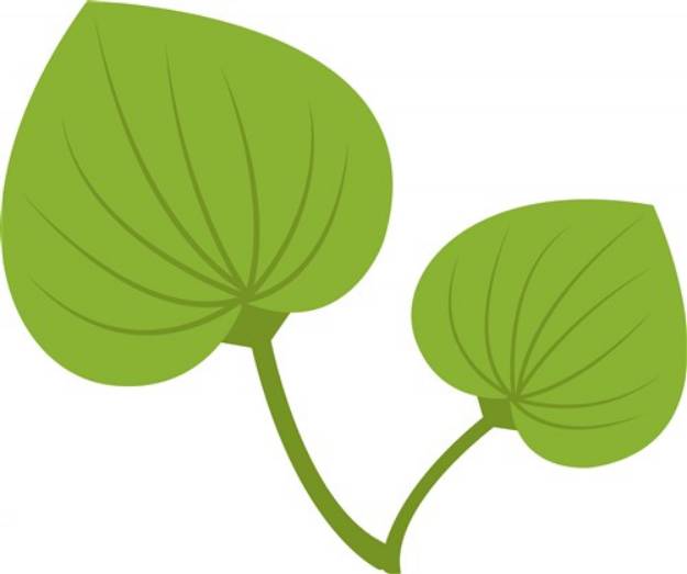 Picture of Green Leaves SVG File