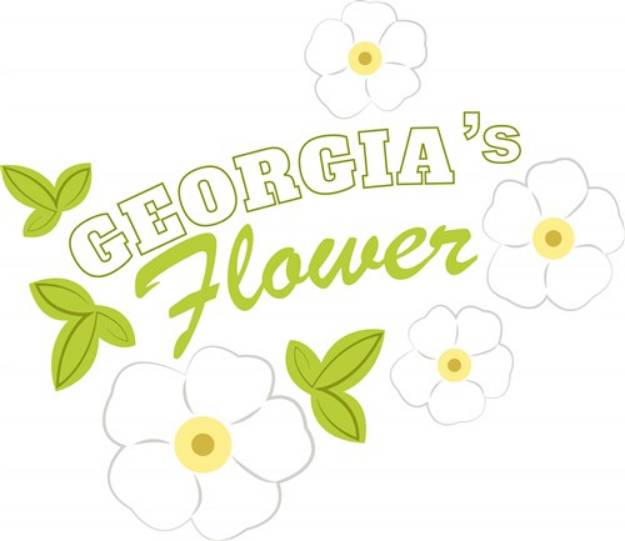 Picture of Georgias Flower SVG File