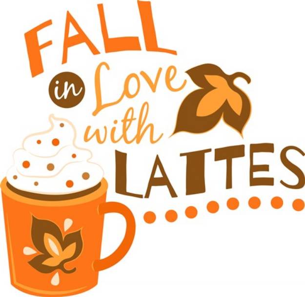 Picture of In Love With Lattes SVG File