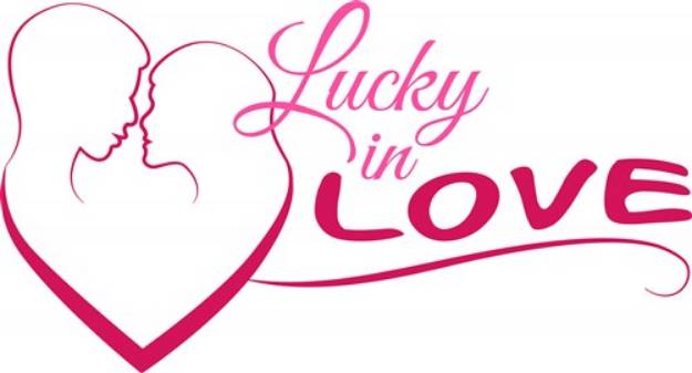 Picture of Lucky In Love SVG File