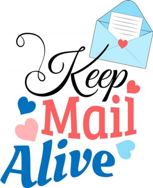 Picture of Keep Mail Alive SVG File