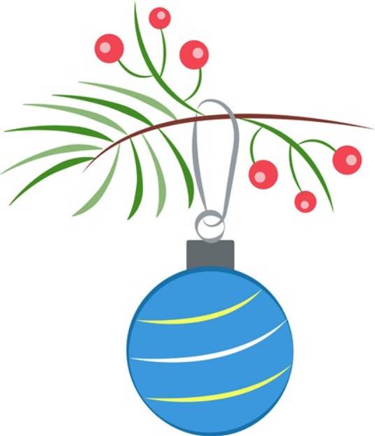 Picture of Holiday Ornament SVG File