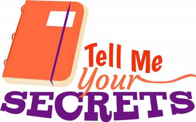 Picture of Tell Me Secrets SVG File