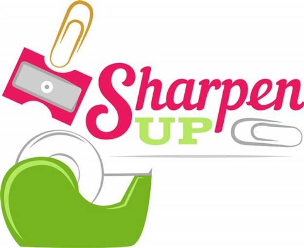 Picture of Sharpen Up SVG File