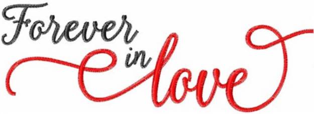 Picture of Forever In Love Machine Embroidery Design