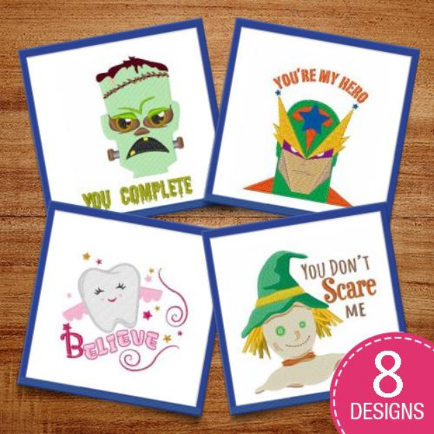 Picture of You Dont Scare Me Embroidery Design Pack